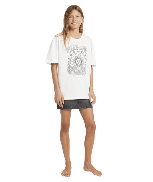 Billabong Setting Sun Tee in SALT CRYSTAL