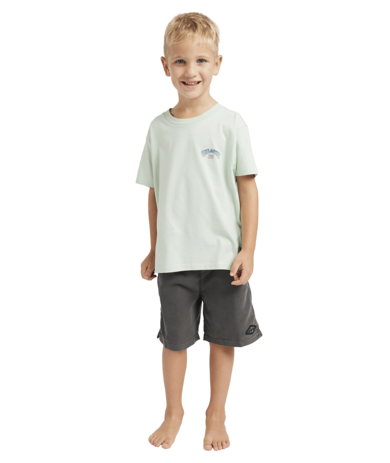 Billabong Groms Wax Arch Ss in SEAFOAM