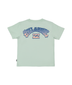 Billabong Groms Wax Arch Ss in SEAFOAM