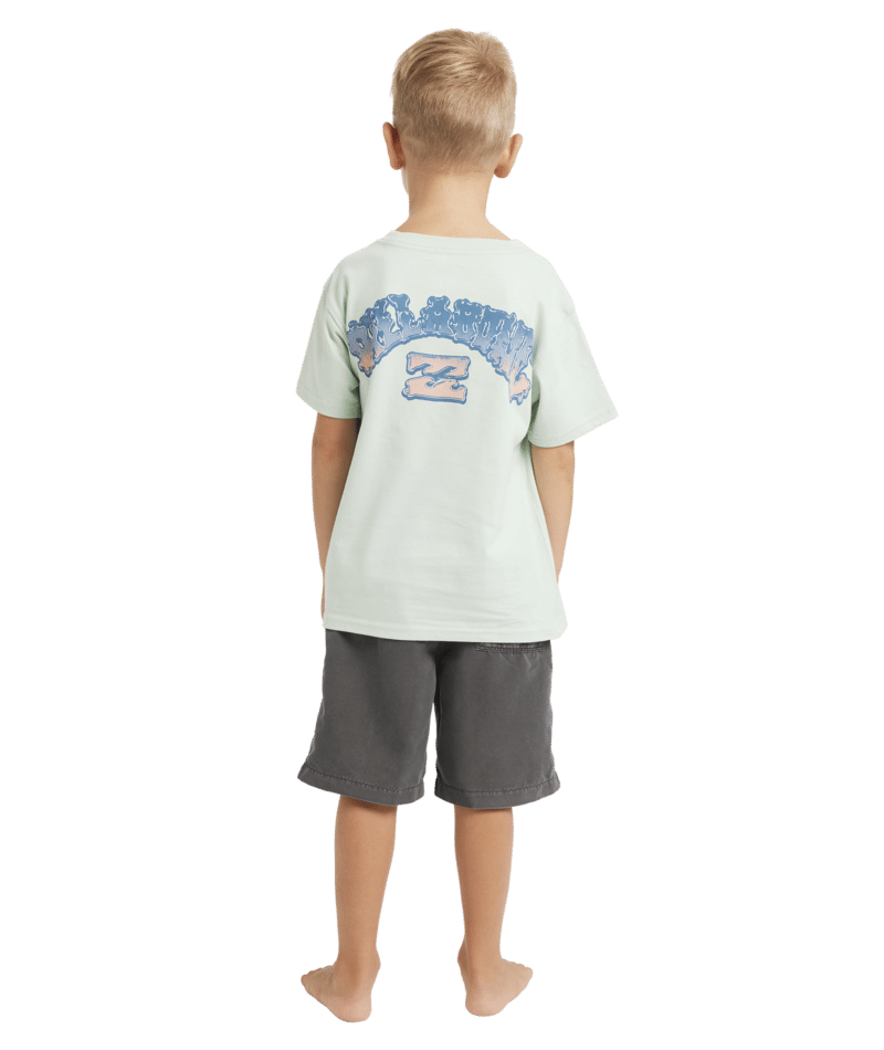 Billabong Groms Wax Arch Ss in SEAFOAM