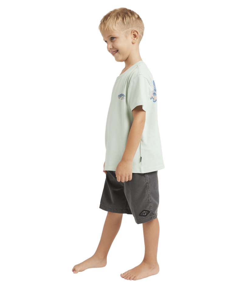 Billabong Groms Wax Arch Ss in SEAFOAM