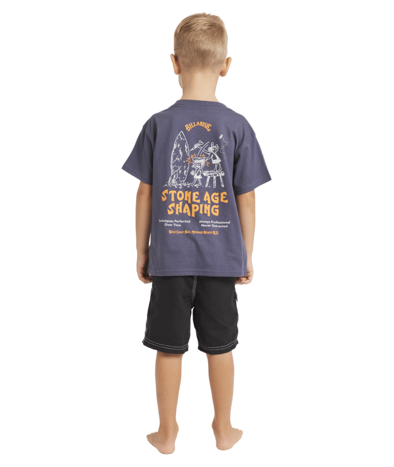Billabong Groms Stone Age Ss Og in VINTAGE NAVY