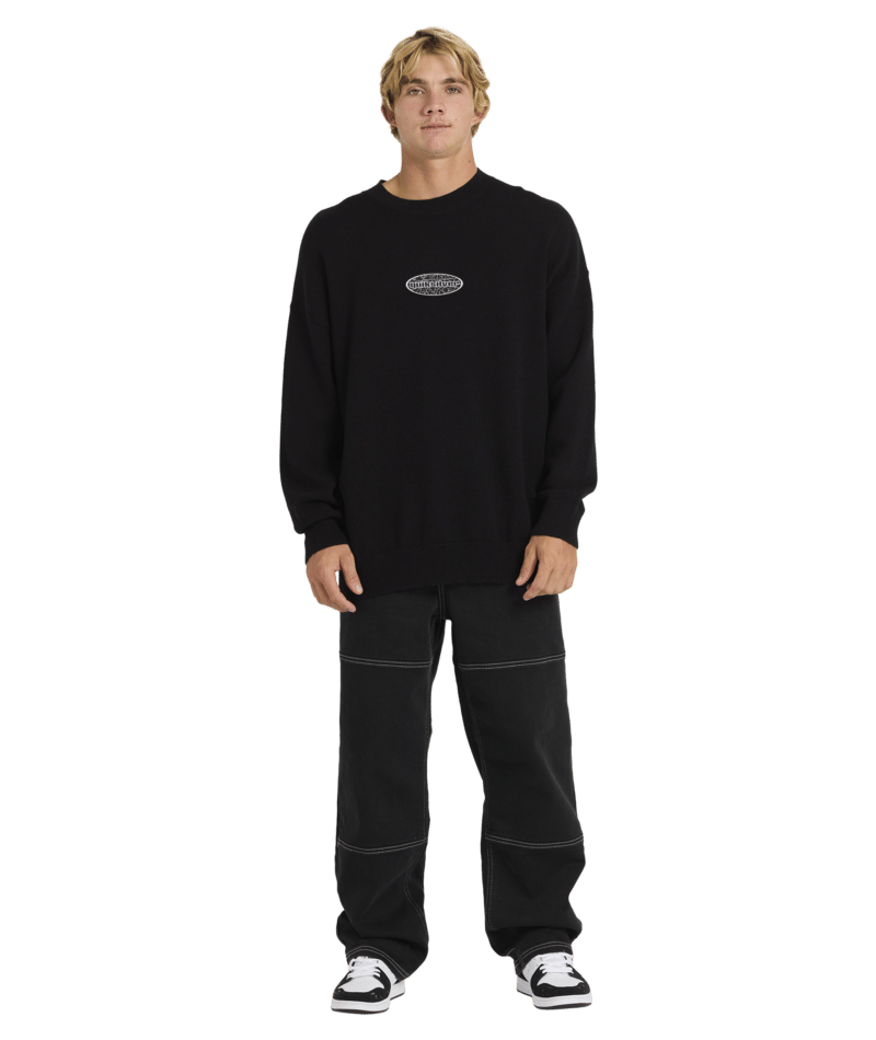 Quiksilver Mercury Work Sweater in BLACK