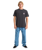 Quiksilver Og Box Logo Ss in TARMAC
