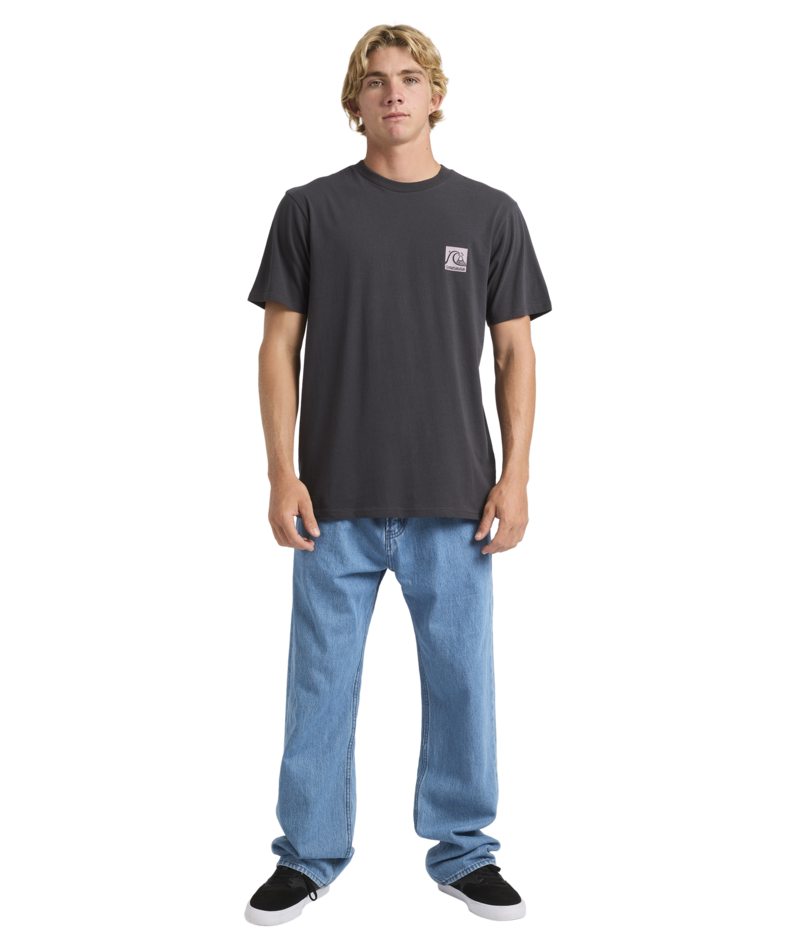 Quiksilver Og Box Logo Ss in TARMAC
