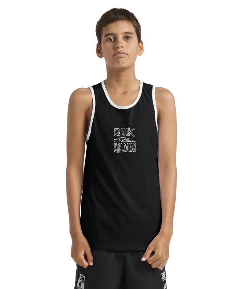 Quiksilver Lo Res Tank Yth in BLACK