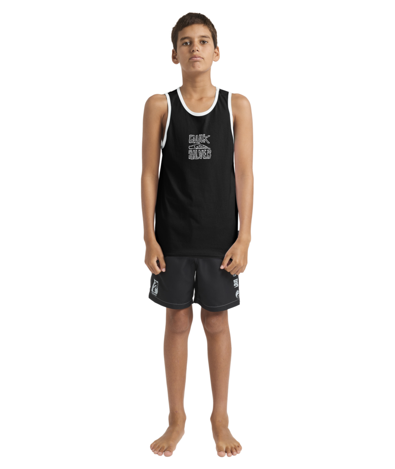 Quiksilver Lo Res Tank Yth in BLACK