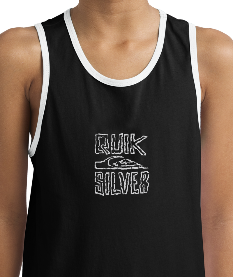 Quiksilver Lo Res Tank Yth in BLACK