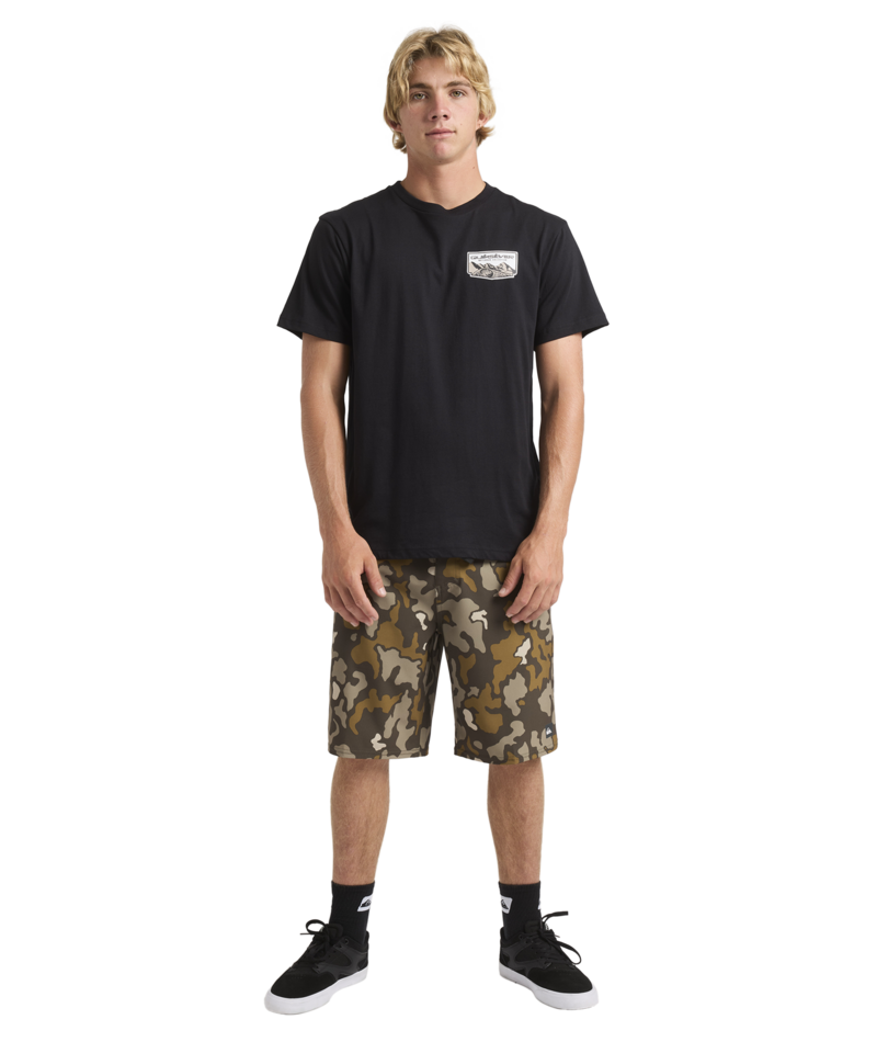 Quiksilver Ground Swells Ss in BLACK