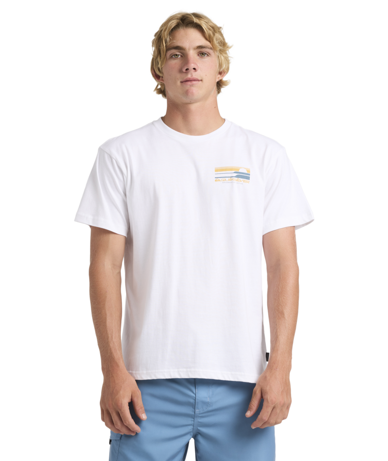 Quiksilver Stacked Horizons Ss in WHITE