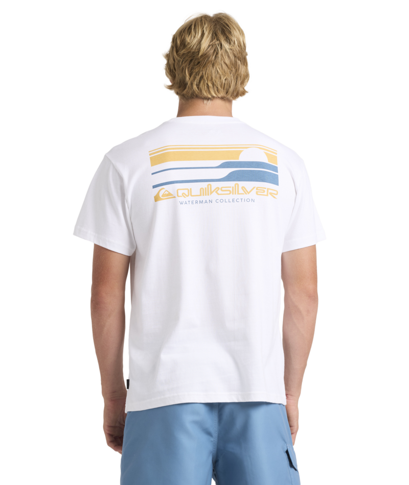 Quiksilver Stacked Horizons Ss in WHITE