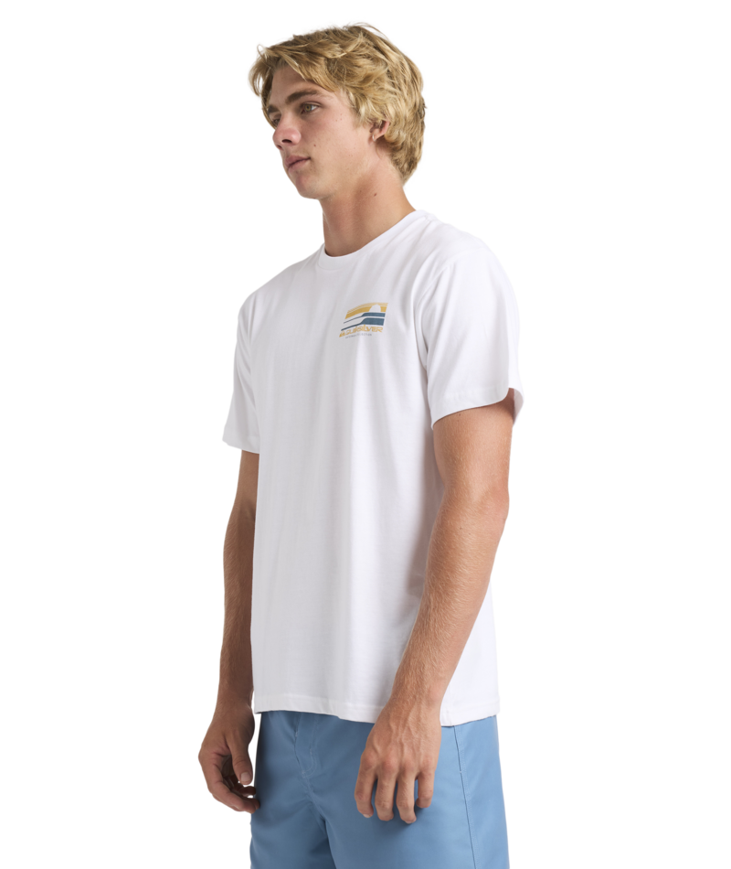 Quiksilver Stacked Horizons Ss in WHITE