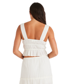 Roxy Sol Sunset Mist Top in EGRET