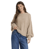 Roxy Sunsetter Crew in PARCHMENT