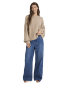 Roxy Sunsetter Crew in PARCHMENT