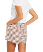 Roxy Delilah Check Short in COCONUT
