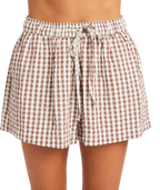 Roxy Delilah Check Short in COCONUT