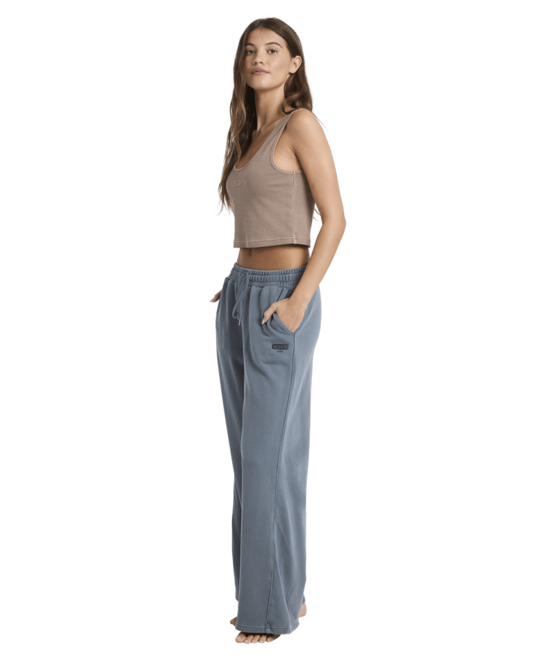 Roxy Heading Out Trackie Pant in DARK SLATE