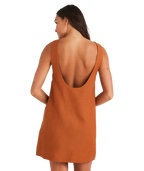 Roxy Lucky Charm Dress in CAMEL