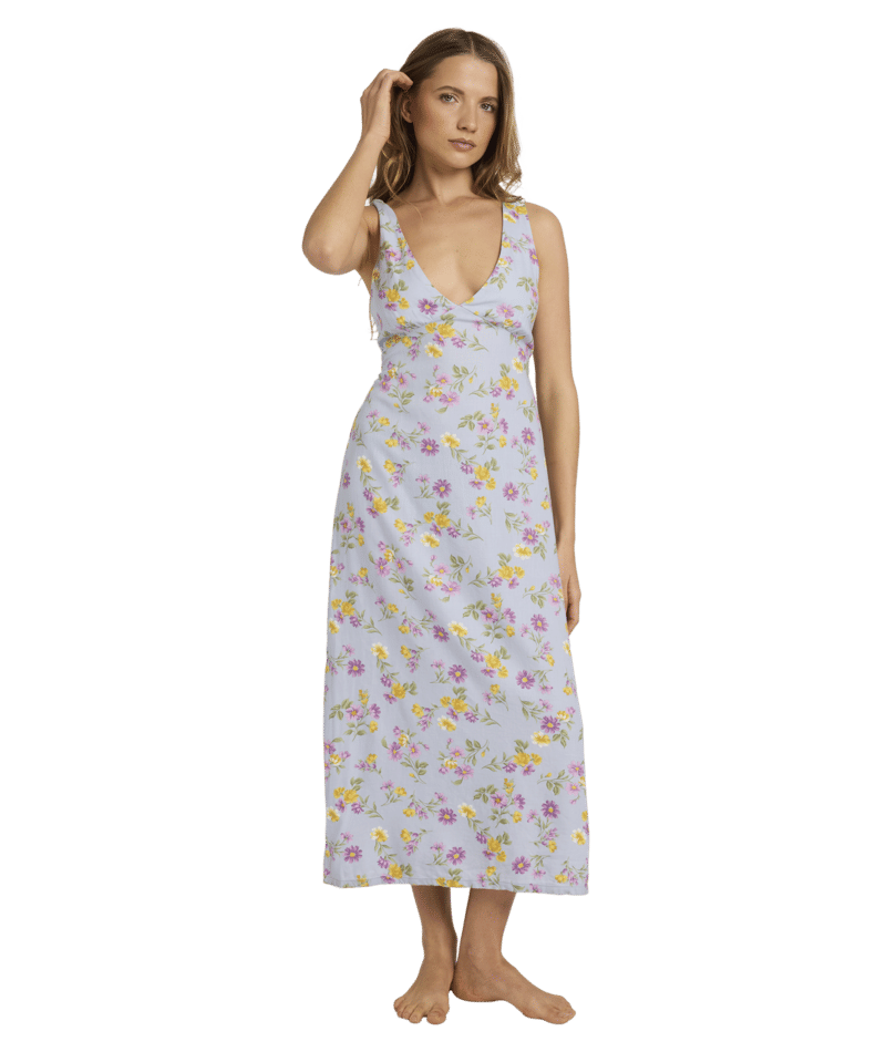 Roxy Wildflower Semi Tropic in MISTY BLUE