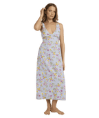 Roxy Wildflower Semi Tropic in MISTY BLUE