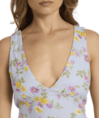 Roxy Wildflower Semi Tropic in MISTY BLUE