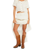 Roxy Marina Skirt in EGRET