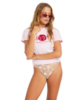 Roxy Costa Mini Tee in PETAL PINK