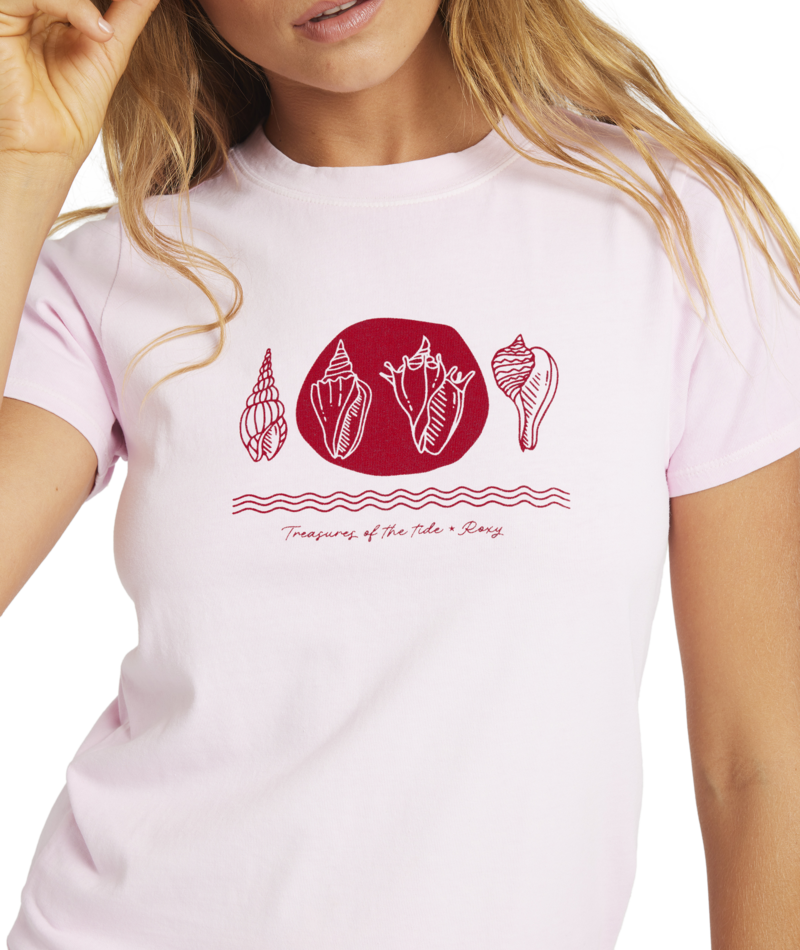 Roxy Costa Mini Tee in PETAL PINK