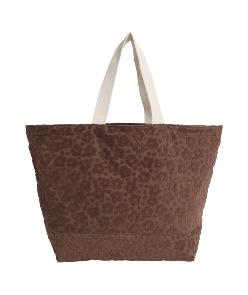 Roxy Blossom Terry Tote in ALMOND
