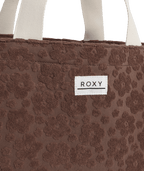 Roxy Blossom Terry Tote in ALMOND