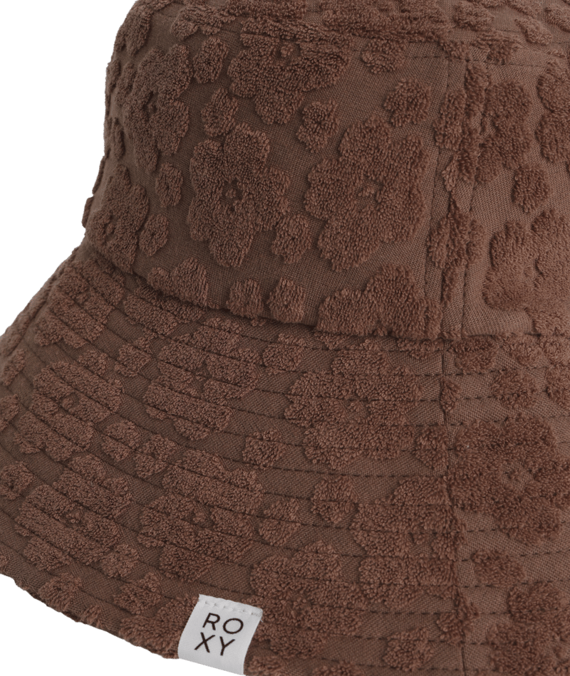 Roxy Blossom Bucket Hat in ALMOND