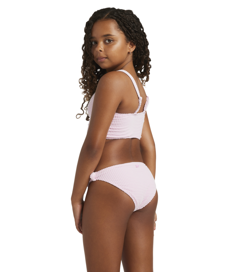 Roxy Daisy Check Crop Tank Set in BONBON
