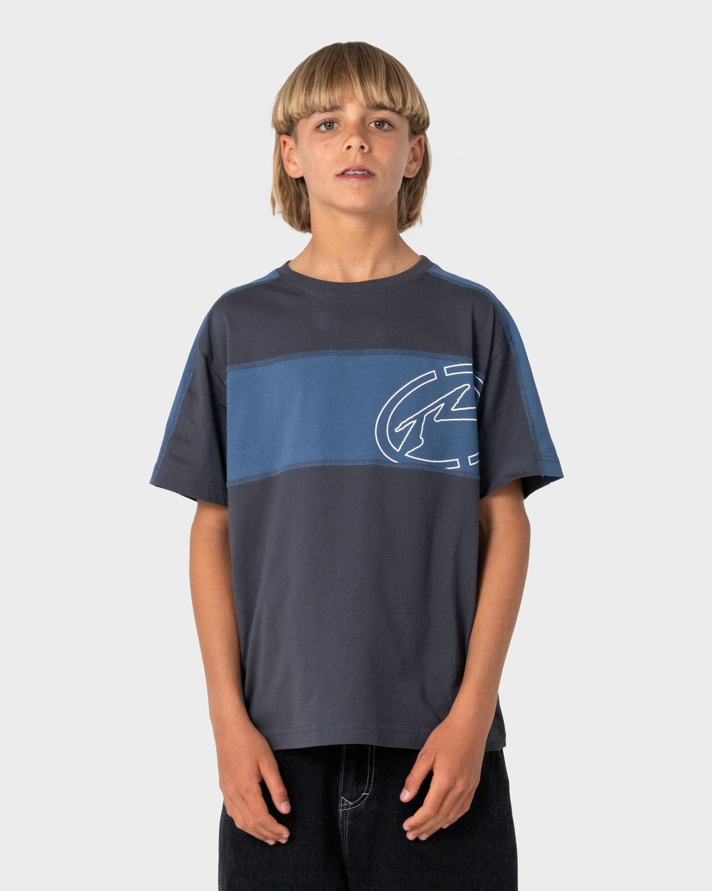 Rusty KILL SWITCH SHORT SLEEVE TEE BOYS in STEEL