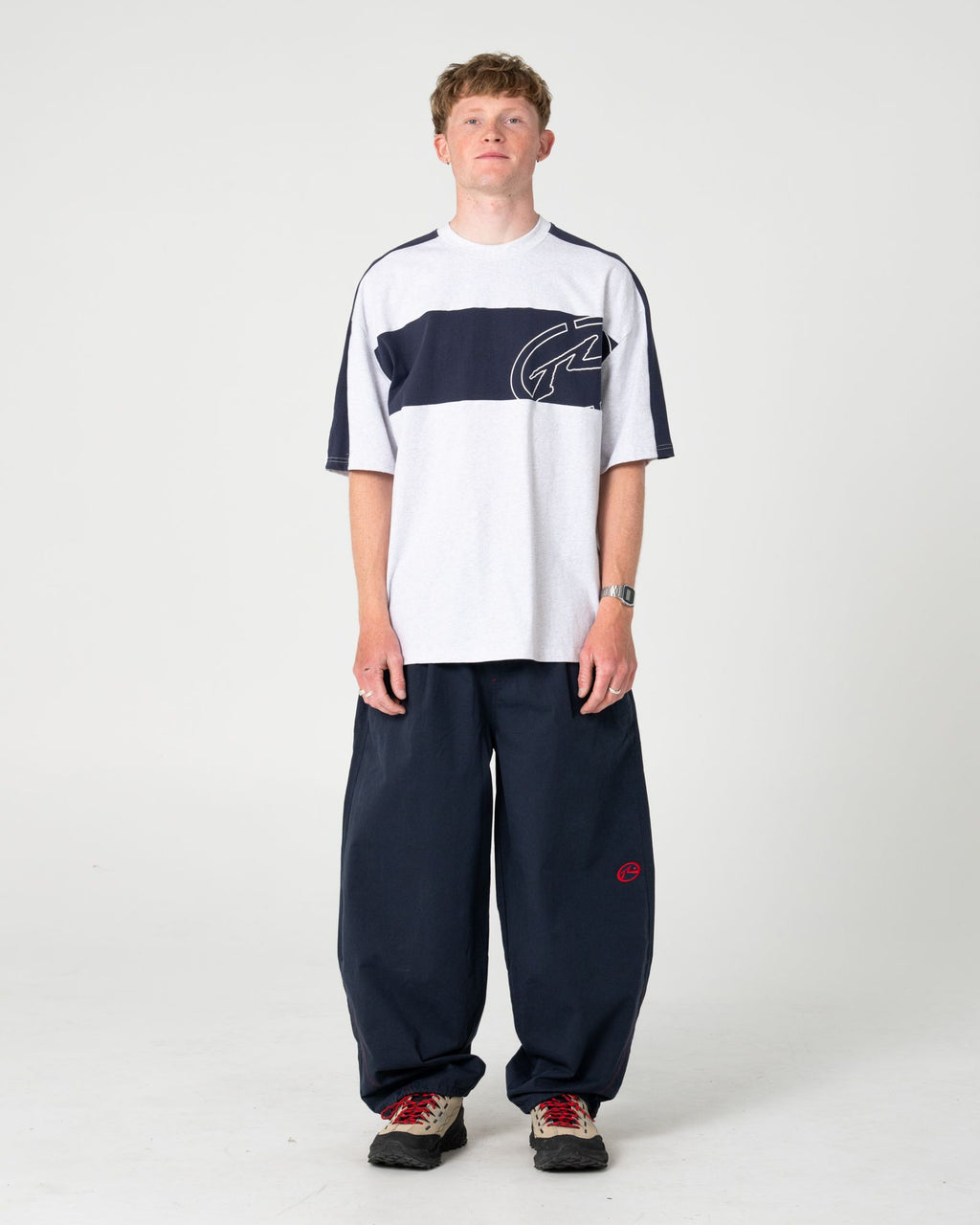 Rusty KILL SWITCH SHORT SLEEVE TEE in ECRU MARLE