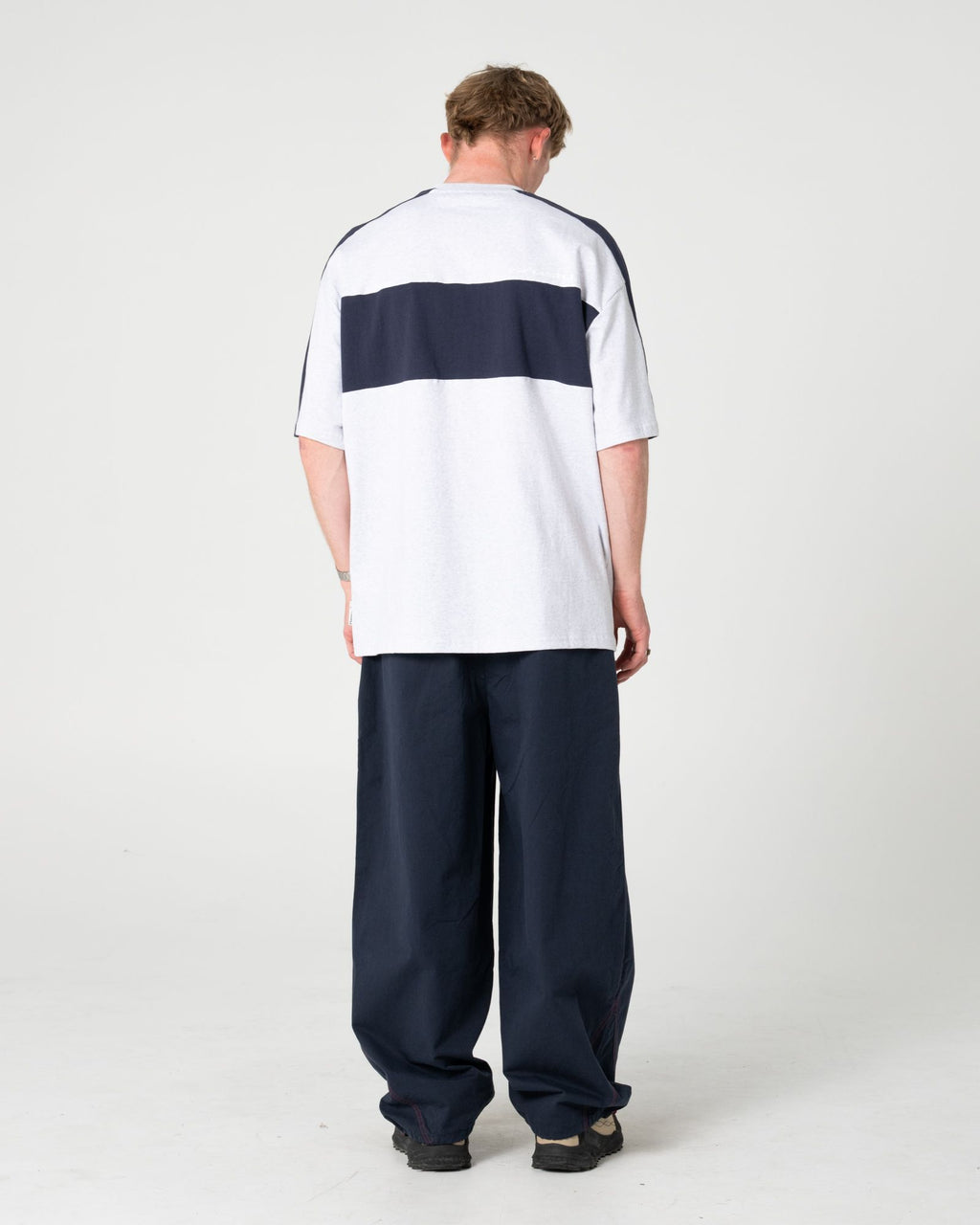 Rusty KILL SWITCH SHORT SLEEVE TEE in ECRU MARLE