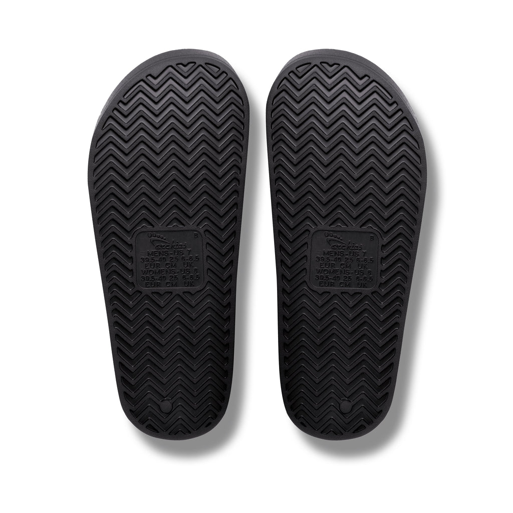 Archies Footwear Arch Support Slides - Classic - Brown in Single