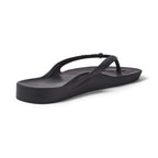 Archies Footwear Arch Support Thongs - Classic - Crystal Black in Single