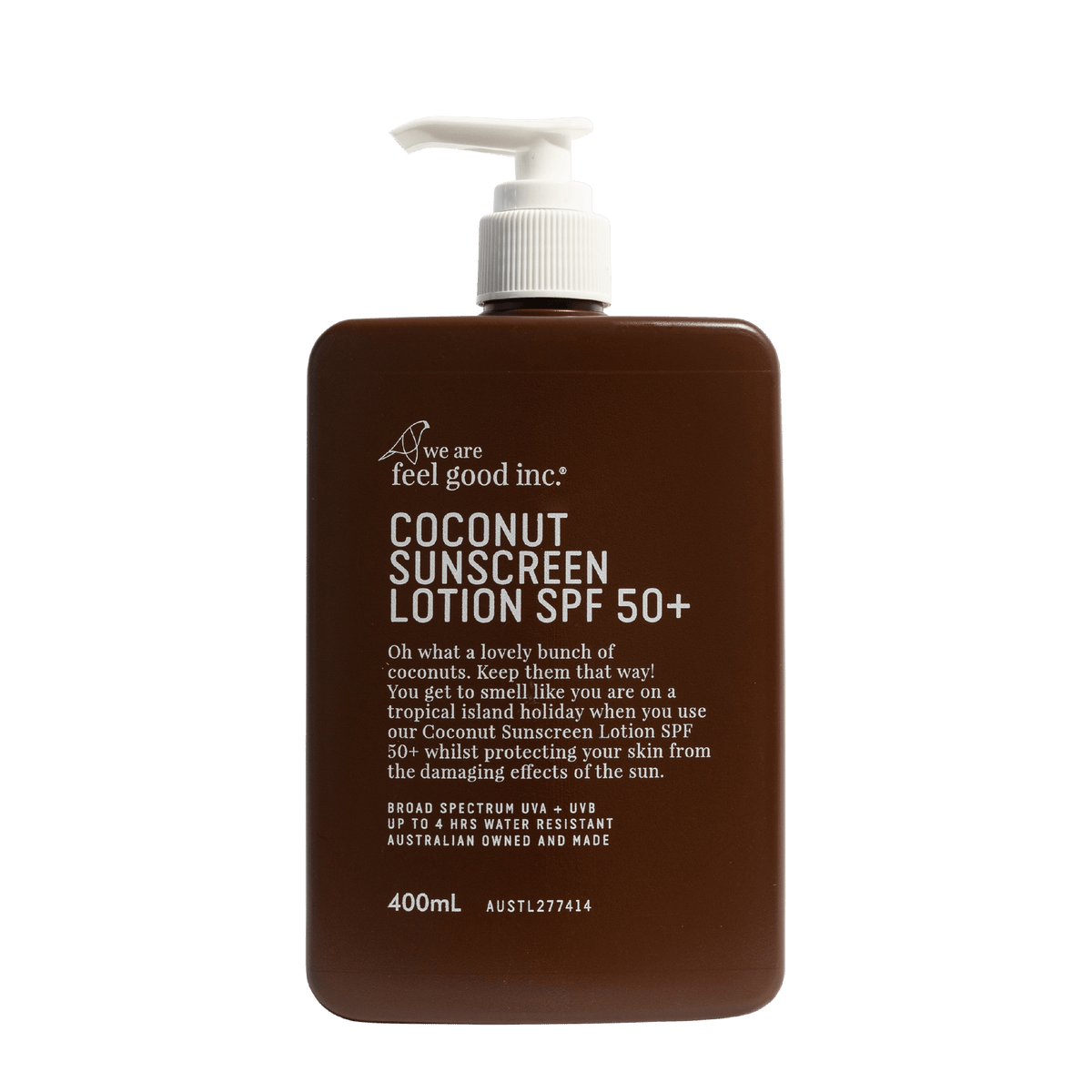 We Are Feel Good Inc Coconut Sunscreen Lotion SPF50+ 200ml in Single