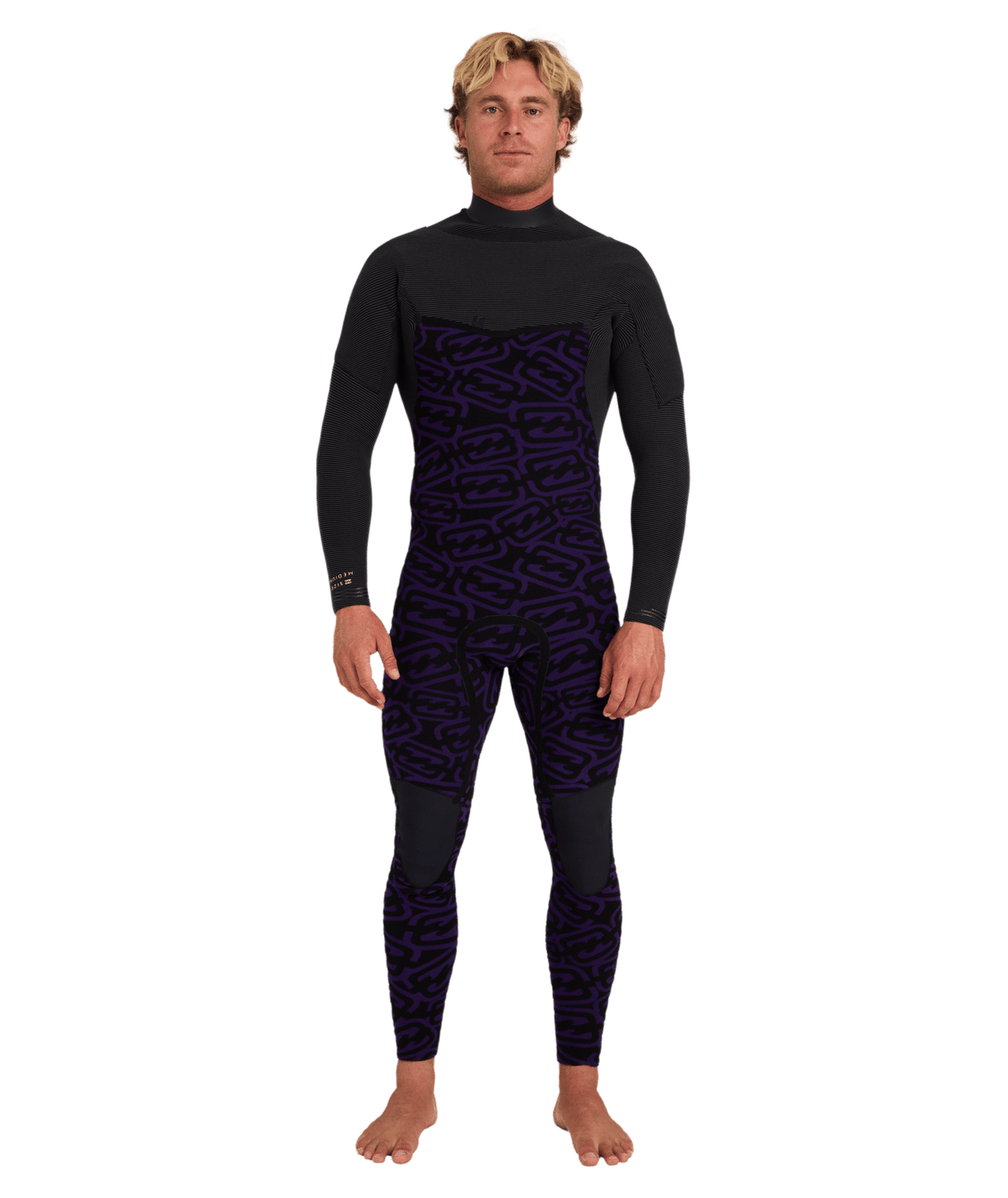 Billabong Mens 3/2 mm Furnace Ultra Gullwing Steamer Wetsuit in Black