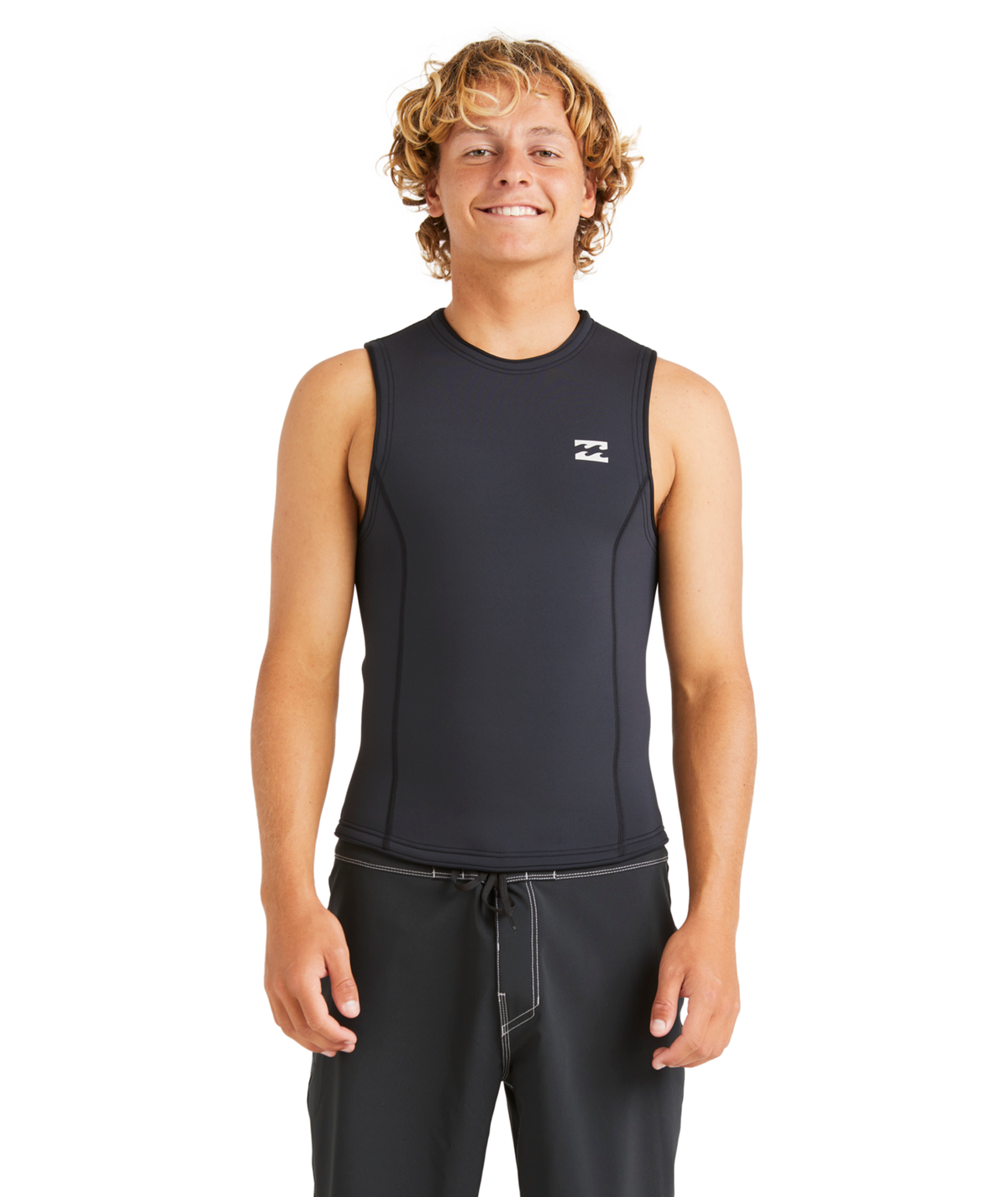 Billabong Mens 2/2 mm Absolute Natural Wetsuit Vest in Black