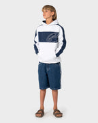 Rusty KILL SWITCH HOODED FLEECE BOYS in ECRU MARLE