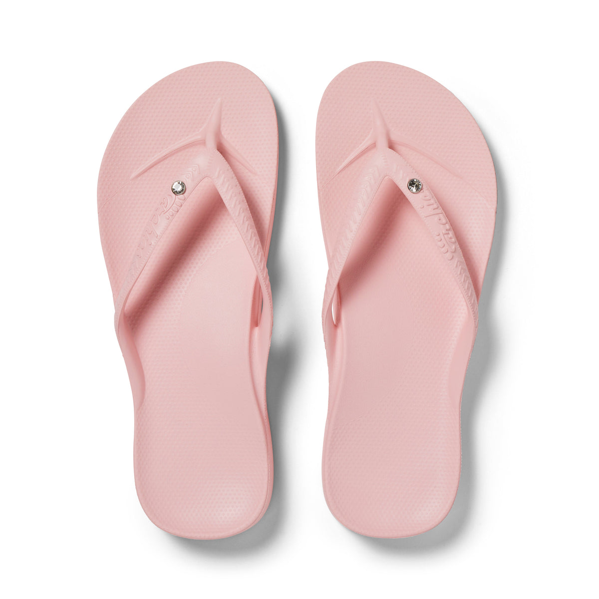 Archies Footwear Arch Support Thongs - Classic - Crystal Pink in Single
