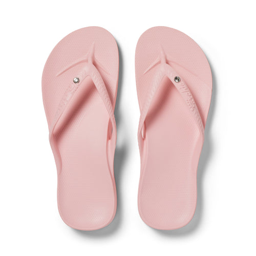 Archies Footwear Arch Support Thongs - Classic - Crystal Pink in Single