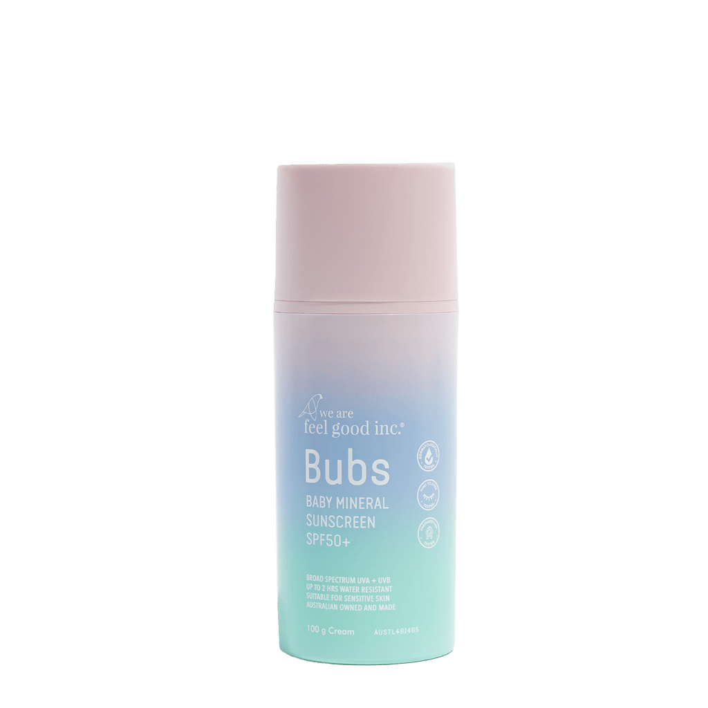 We Are Feel Good Inc Bubs Baby Mineral Sunscreen Cream SPF50+ 100g in Single