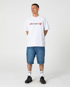 Rusty Four By Four Graphic Tee in ECRU MARLE
