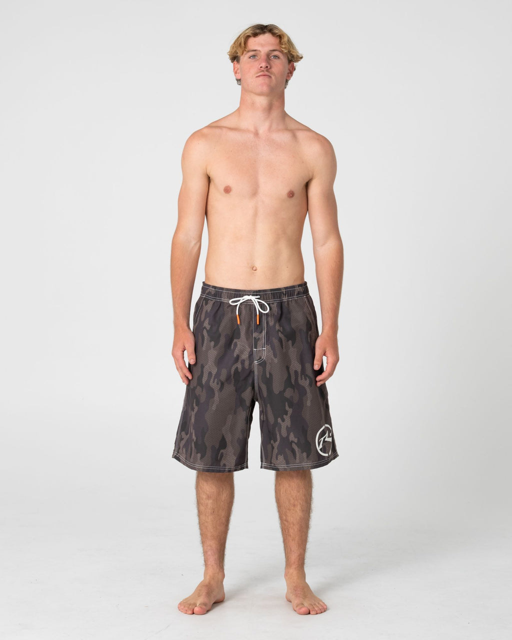 Rusty Rambo 23" Elastic Waist Boardshort in CAMO