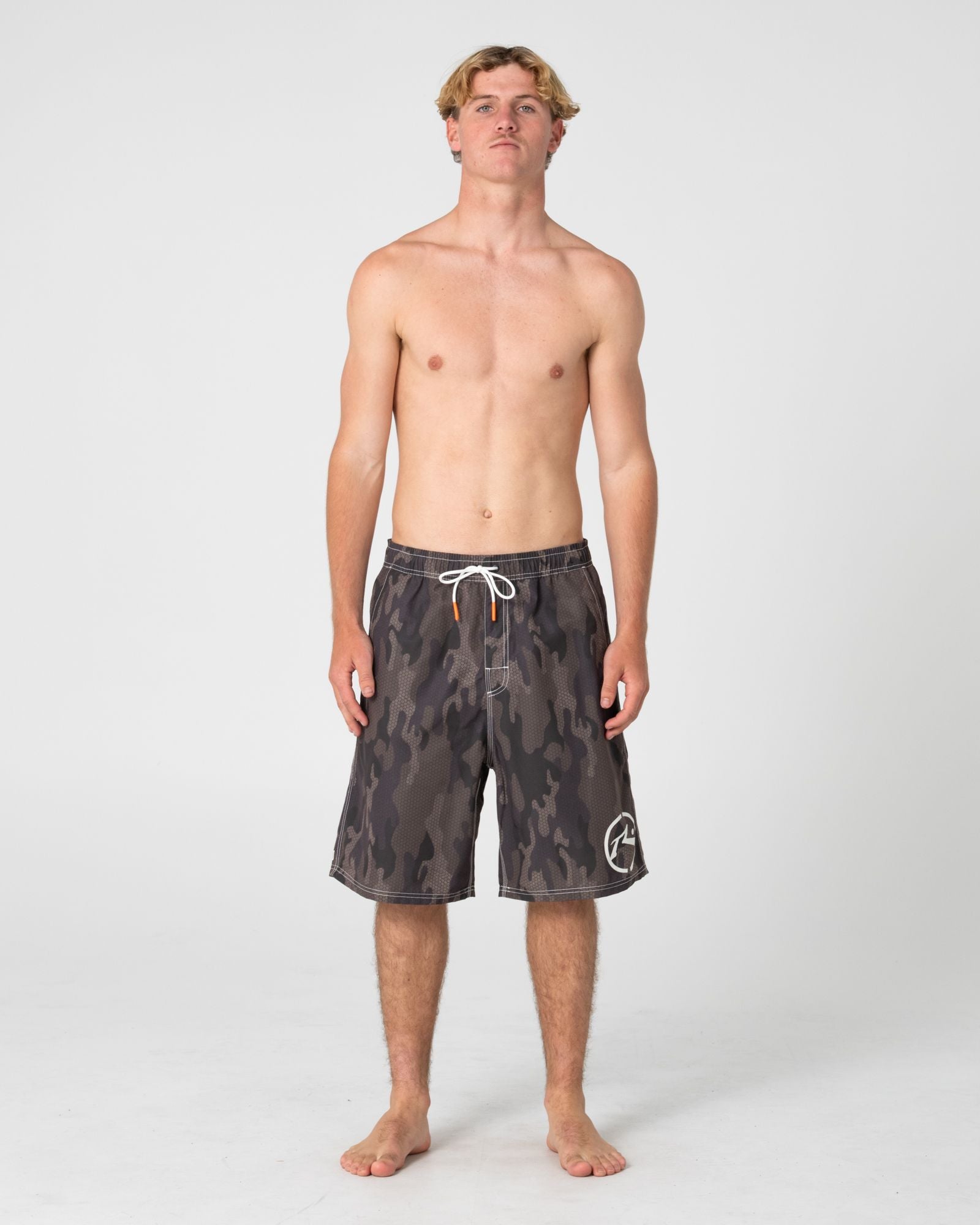 Rusty Rambo 23" Elastic Waist Boardshort in CAMO