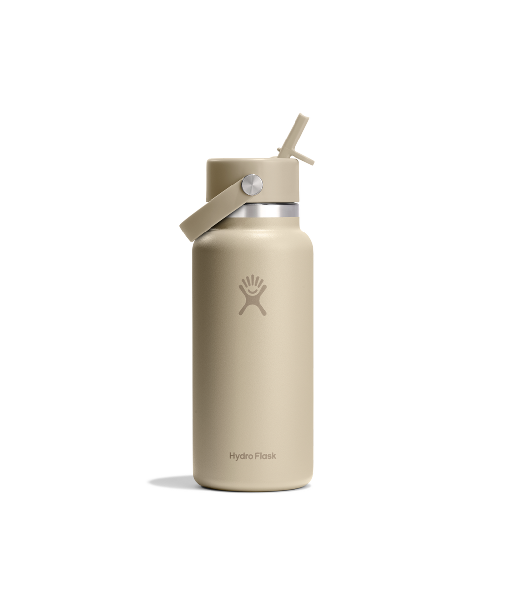 Hydro Flask 32 Oz Wide Flex Straw Cap in Oat