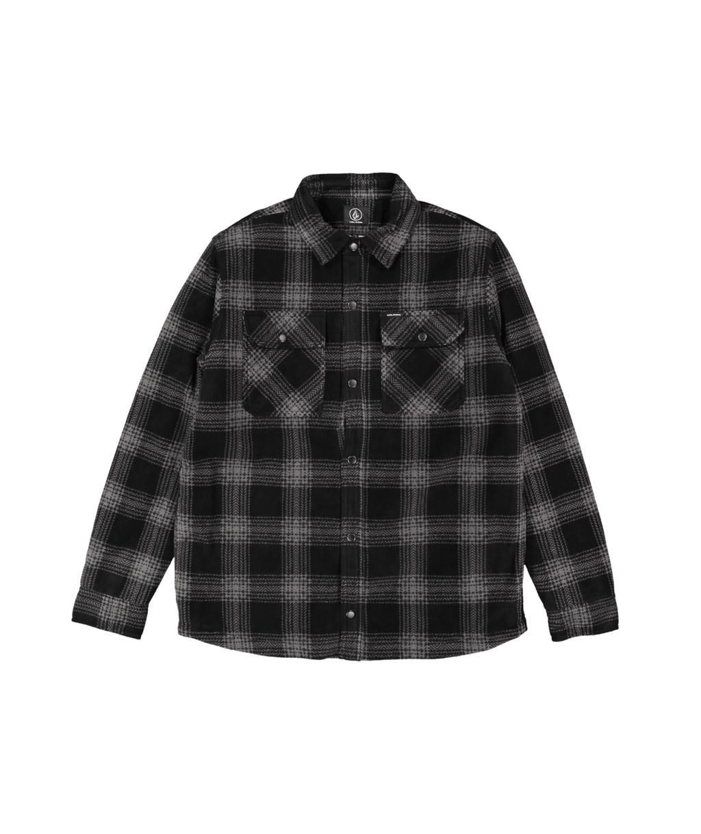 Volcom BOWERED FLEECE LS in DUSK GREY